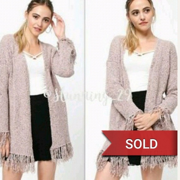 Stunning_29 Sweaters - 🆕COZY PINK LONG SLEEVE  CARDIGAN